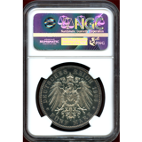 ドイツ ブレーメン 1906J 5マルク プルーフ銀貨 NGC PF63CAMEO