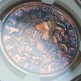ドイツ ブレーメン 1906J 5マルク プルーフ銀貨 NGC PF63CAMEO