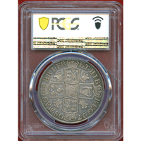 【SOLD】イギリス 1708年 クラウン 銀貨 アン女王 PCGS AU58