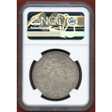イタリア 1911R 5リレ 銀貨 王国建国50年記念 NGC MS64