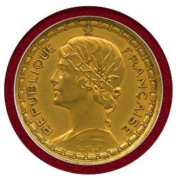 フランス 1929年 100フランプルーフ試作貨(ESSAI) NGC PF64