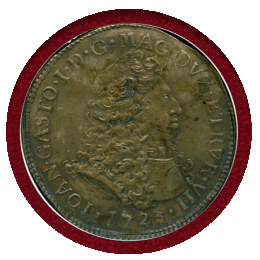 【SOLD】イタリア リヴォルノ 1723年 トレロ 銀貨 ジャン・ガストーネ NGC MS63