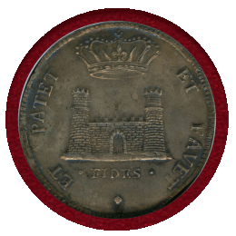【SOLD】イタリア リヴォルノ 1723年 トレロ 銀貨 ジャン・ガストーネ NGC MS63