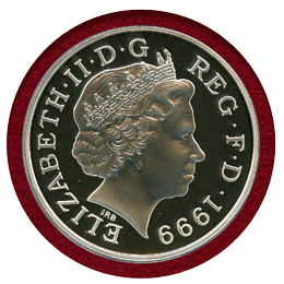 【SOLD】イギリス 1999年 5ポンド 銀貨 ダイアナ PCGS PR69DCAM