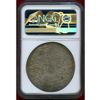 ドイツ アウグスブルク 1642年 ターラー 銀貨 都市景観 NGC MS64