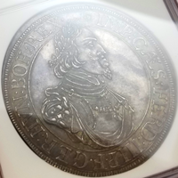ドイツ アウグスブルク 1642年 ターラー 銀貨 都市景観 NGC MS64