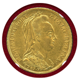 【SOLD】ブラジル 1789R 6400レイス 金貨 マリア1世 NGC MS61