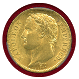 フランス 1811年A 40フラン 金貨 ナポレオン1世 PCGS MS62