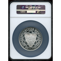 ドイツ 1987年 5マルク リプロダクション ブレーマーハーフェン160周年 NGC PF69UC