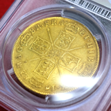 イギリス 1682年 5ギニー 金貨 チャールズ2世 PCGS AU50