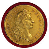 イギリス 1682年 5ギニー 金貨 チャールズ2世 PCGS AU50