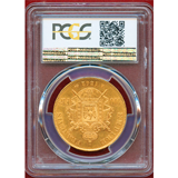 フランス 1862A 100フラン 金貨 ナポレオン3世有冠 PCGS MS61