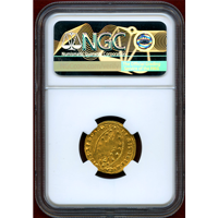 イタリア ヴェネチア 1789-97年 ゼッキーノ 金貨 ルドヴィーコ・マニン NGC MS63