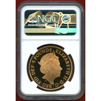 イギリス 2018年 5ポンド 金貨 ジョージ王子 生誕5周年記念 NGC PF69UC