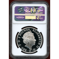 【SOLD】イギリス 2016年 2ポンド 銀貨 ブリタニア NGC PF70UC ER