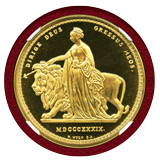 【SOLD】中国 瀋陽 1996年 ギルトメダル ウナとライオン  NGC MS68