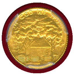アメリカ 1922年 $1 金貨 グラント生誕100周年記念 PCGS MS64