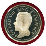  フォークランド諸島他(1936) ファンタジークラウン貨 エドワード8世 NGC 3枚セット
