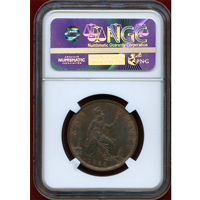 イギリス 1866年 ペニー 銅貨 ヴィクトリア バンヘッド NGC MS65BN