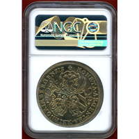 ドイツ ニュルンベルク 1680年 ターラー 銀貨 都市景観 NGC AU DETAILS