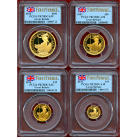 イギリス 2012年 金貨 ブリタニア 4枚セット PCGS PR70DCAM FS