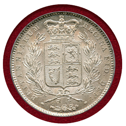 イギリス 1845年 ヴィクトリア ヤングヘッドクラウン銀貨 PCGS MS61