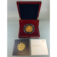 イギリス 2021年 £500(5オンス) 金貨 PROOF クイーンズビースト コンプリーター