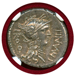【SOLD】ローマ帝国 82BC デナリウス 銀貨 スッラ NGC MS★
