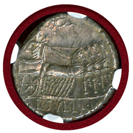 【SOLD】ローマ帝国 82BC デナリウス 銀貨 スッラ NGC MS★