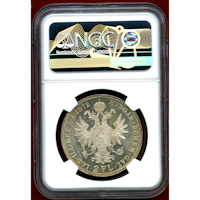 【SOLD】オーストリア 1872年 2フローリン 銀貨 フランツヨーゼフ1世 NGC MS64