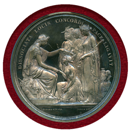【SOLD】イギリス 1851年 銀メダル ロンドン万国博覧会記念 NGC MS63