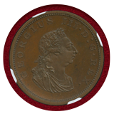 イギリス 1805年 ペニー 銅貨 プルーフ リストライク ジョージ3世 NGC PF65BN