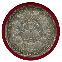 ドイツ アイヒシュテット 1781KR 都市景観 ターラー 銀貨 NGC MS63