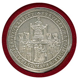 オーストリア ザルツブルク 1628年 ターラー 銀貨 大聖堂 献堂式記念 PCGS AUD