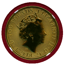 イギリス 2020年 100ポンド 金貨 QUEEN NGC MS66