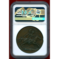 【SOLD】フランス 1813年 銅メダル ナポレオン1世 リュッツェンの戦い NGC MS62BN