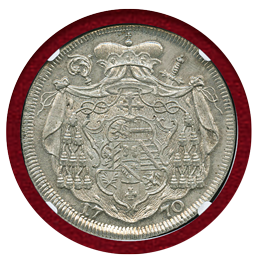 【SOLD】オーストリア ザルツブルク 1770年 ターラー 銀貨 ジグムント3世 NGC MS62