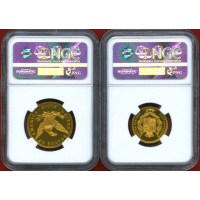 アメリカ 2017年 金メダル2枚セット スミソニアン協会 NGC PF70UC
