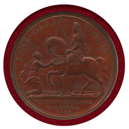 【SOLD】イギリス 1703年 アン女王 銅メダル マールバラ公爵 NGC MS63BN