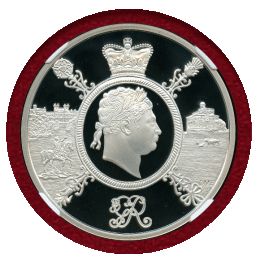 【SOLD】イギリス 2020年 ￡5 銀貨 ジョージ3世没後200年記念 NGC PF70UC
