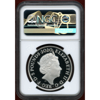 【SOLD】イギリス 2020年 ￡5 銀貨 ジョージ3世没後200年記念 NGC PF70UC