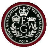 イギリス 2018年 10ポンド(5oz) 銀貨 王室四世代 NGC PF69UC ER