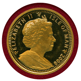 【SOLD】マン島 2009年 クラウン 金貨 キャットコイン チンチラ
