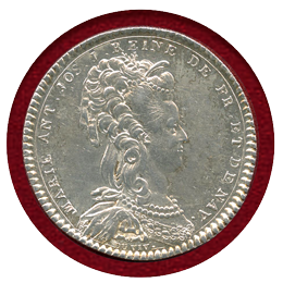 【SOLD】フランス ND マリー・アントワネット 銀打ち ジェトン(メダル)