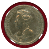 【SOLD】イギリス (1702) 銀メダル アン女王即位記念 NGC AU53