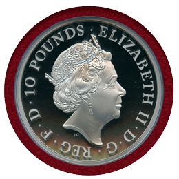 イギリス 2015年 10ポンド 銀貨 シャーロット王女洗礼 NGC GEM PROOF