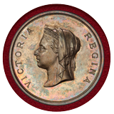 【SOLD】イギリス 1885年 銀メダル ヴィクトリア女王 国際発明展 PCGS SP64