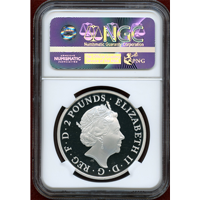 イギリス 2015年 2ポンド 銀貨 ブリタニア NGC PF70UC
