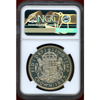 【SOLD】イギリス 1937年 クラウン 銀貨 ジョージ6世 NGC PF65