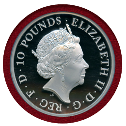 イギリス 2018年 10ポンド(5oz) 銀貨 王室四世代 NGC PF69UC ER